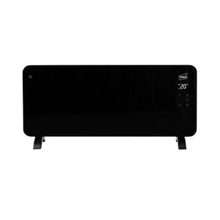 Neo Wifi Black Electric Glass Panel Heater Radiator