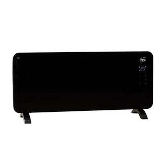 Neo Wifi Black Electric Glass Panel Heater Radiator