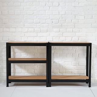 Neo Black 5 Tier Garage Shelving Racking
