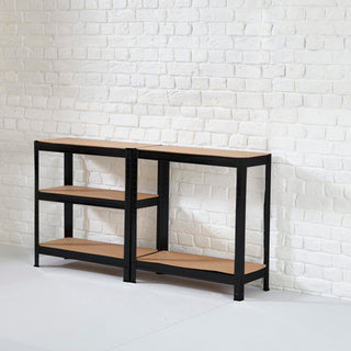 Neo Black 5 Tier Garage Shelving Racking