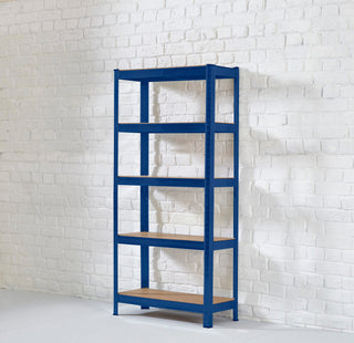 Neo Blue 5 Tier Garage Shelving Racking