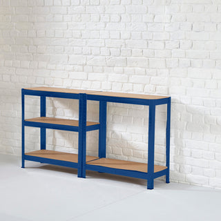Neo Blue 5 Tier Garage Shelving Racking