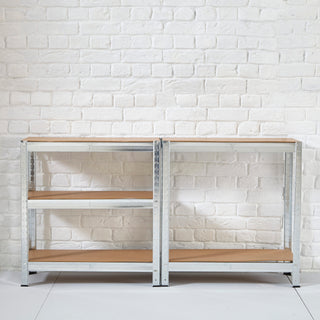 Neo Silver 5 Tier Garage Shelving Racking