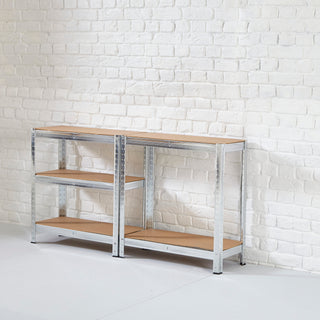 Neo Silver 5 Tier Garage Shelving Racking