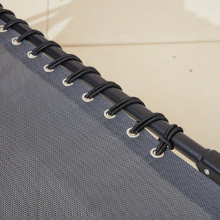 Two Neo Grey Outdoor Folding Sun Loungers