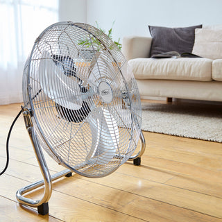Neo High Velocity Chrome Metal Floor Freestanding Fan  - 20 Inch