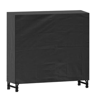 Neo 120cm Outdoor Metal Log Holder Storage Rack with Cover
