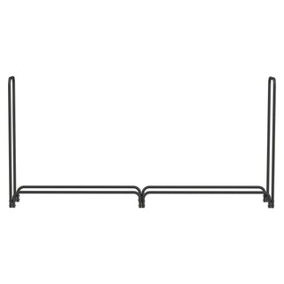 Neo 240cm Outdoor Metal Log Holder Storage Rack with Cover