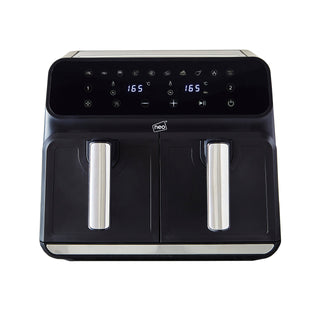 Neo Electric Digital Air Fryer 8.5L with Dual Drawer Black & Silver