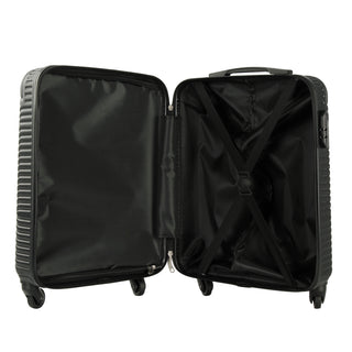 Neo Black 3 Piece Hard Shell Luggage Suitcase Set