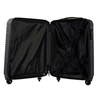 Neo Navy Blue 3 Piece Hard Shell Luggage Suitcase Set