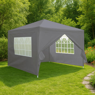 Neo 3X3M Grey Light Weight Event Gazebo Canopy Marquee Tent