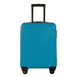 Neo Electric Blue 3 Piece Hard Shell Luggage Suitcase Set