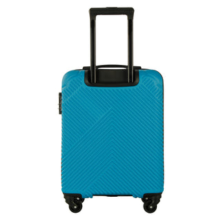 Neo Electric Blue 3 Piece Hard Shell Luggage Suitcase Set