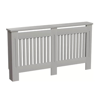 Neo Large Grey Decorative Wooden Radiator Cover