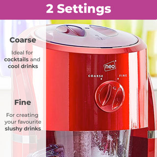 Neo Red Ice Crusher Slush Machine