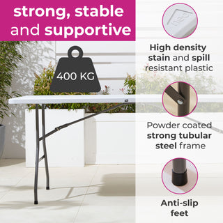 Neo Folding Picnic Table Portable 6FT