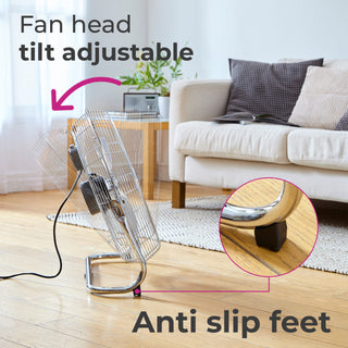 Neo High Velocity Chrome Metal Floor Freestanding Fan  - 20 Inch