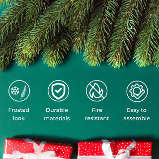 Neo Christmas Tree 7-Foot Artificial Natural Green Realistic Fir
