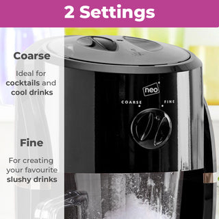 Neo Black and Copper Ice Crusher Slush Machine