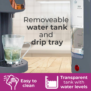 Neo Grey and Copper 2.5L Instant Hot Water Dispenser Machine
