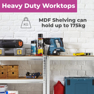 Neo Silver 5 Tier Garage Shelving Racking