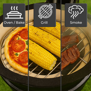 Neo Kamado 13" Ceramic Mini BBQ Grill