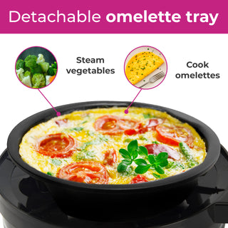 Neo Clear Electric Egg Boiler Poacher and Steamer