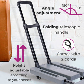 Neo 200kg Capacity Sack Trolley Folding With Extendable Handle