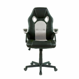 Neo White/Black Leather Mesh Office Chair