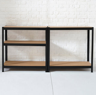 Neo Black Large 5 Tier Large Steel Shelving