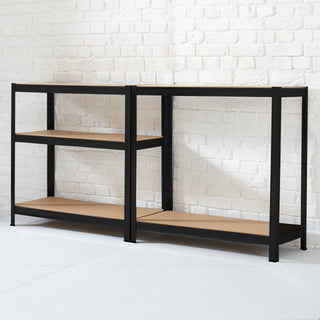 Neo Black Large 5 Tier Large Steel Shelving