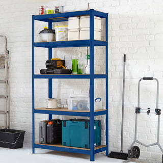 Neo Large Blue 5 Tier Shelving