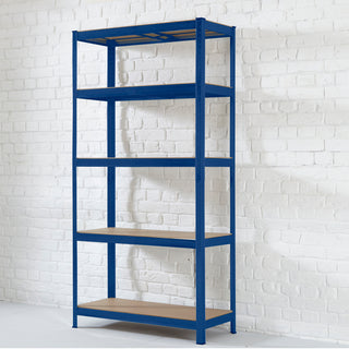 Neo Large Blue 5 Tier Shelving