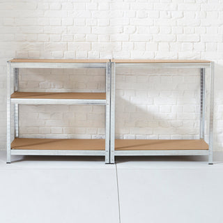 Neo Large Galvanised 5 Tier Shelving