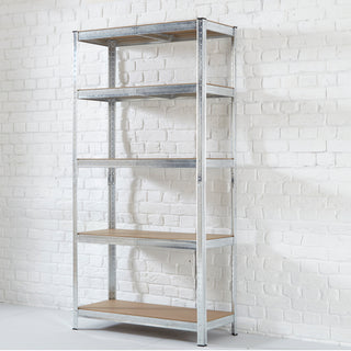 Neo Large Galvanised 5 Tier Shelving