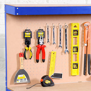 Neo Blue Workbench Heavy-Duty Steel Pegboard Drawer