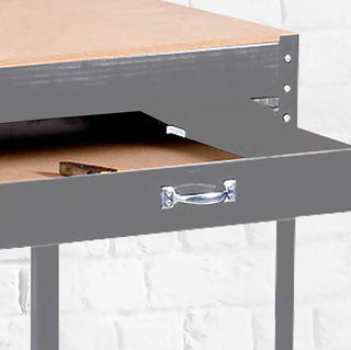 Neo Grey Workbench Heavy-Duty Steel Pegboard Drawer