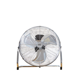 Neo High Velocity Chrome Metal Floor Freestanding Fan  - 12 Inch