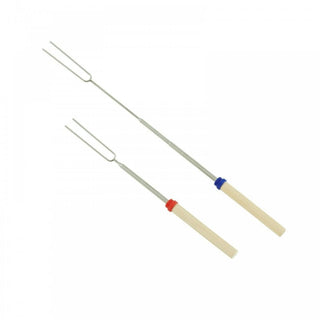 2x BBQ Fire Pit Marshmallow Roasting Sticks Tools