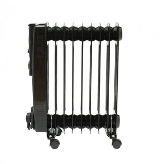 Neo 9 Fin Black Electric Oil Filled Radiator