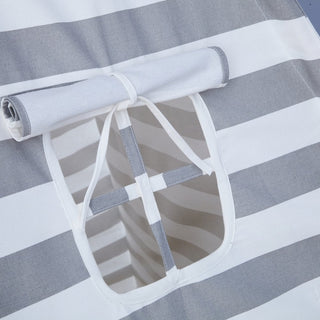 Neo Grey Striped Canvas Kids Indian Tent TeePee