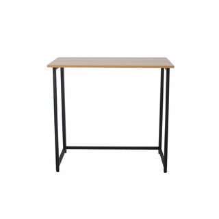 Neo Oak Foldable Computer Wooden Desk