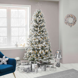 Scandinavian Christmas Tree Artificial 7ft White Spruce Fir