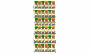Neo 6 Tier Spice Rack For Kitchen Door Cupboard or Wall