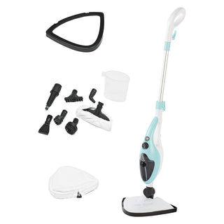 Neo Blue 10 in 1 1500W Hot Steam Mop Cleaner and Hand Steamer