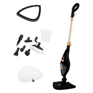 Neo Black & Copper 10 in 1 1500W Hot Steam Mop Cleaner and Hand Steamer