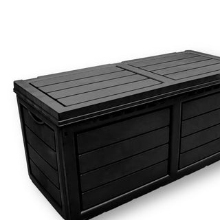 Neo 320 Litre Black Plastic Waterproof Outdoor Garden Storage Box