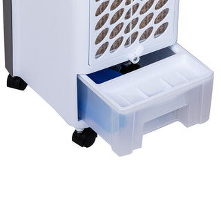 Neo White 4 Litre 80W Oscillating Portable Evaporative Cooler Fan with Remote Control