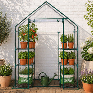 Neo Green 4 Tier Mini Greenhouse 193 x 143 x 73cm